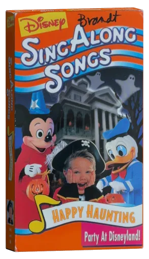 Disney Sing-Along Songs: Happy Haunting VHS cover