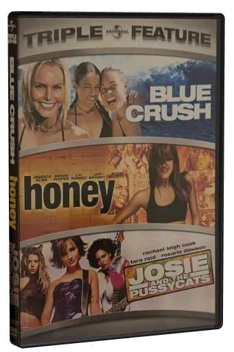Blue Crush, Honey, Josie and the Pussycats DVD cover