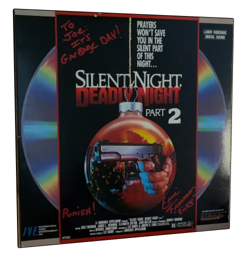 Silent Night, Deadly Night Part 2 Laserdisc, IVE (International Video Entertainment)