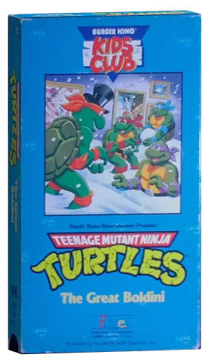 Teenage Mutant Ninja Turtles VHS, Family Home Entertainment