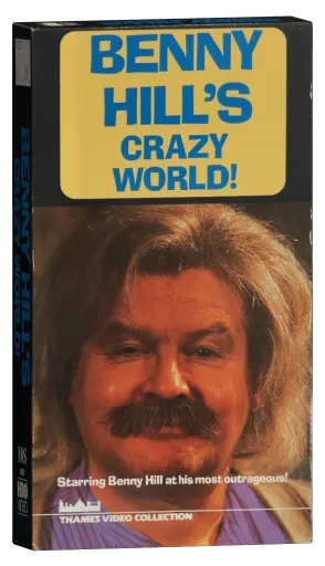 Benny Hill's Crazy World! VHS cover
