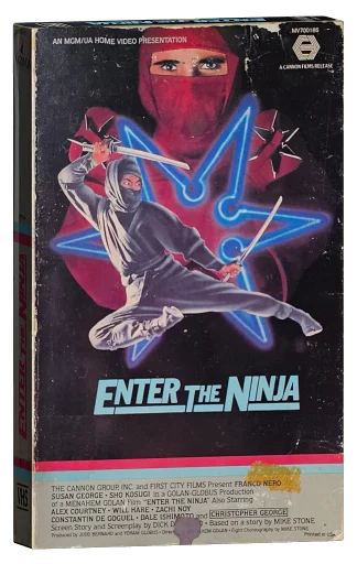 Enter the Ninja VHS, MGM/UA Home Video