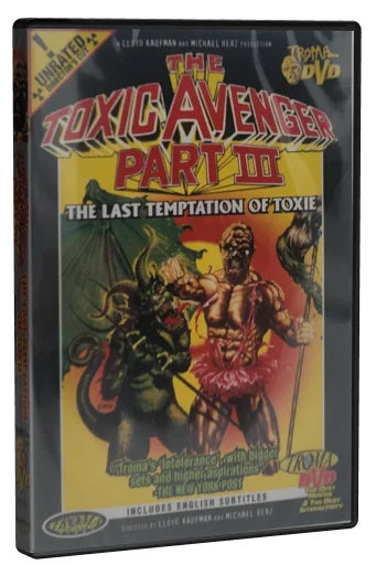 The Toxic Avenger Part III: The Last Temptation of Toxie DVD cover