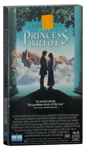 The Princess Bride VHS, Nelson Entertainment