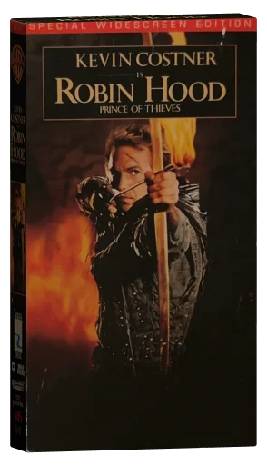 Robin Hood: Prince of Thieves VHS, Warner Home Video