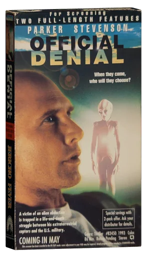 Official Denial and Jericho Fever VHS cover