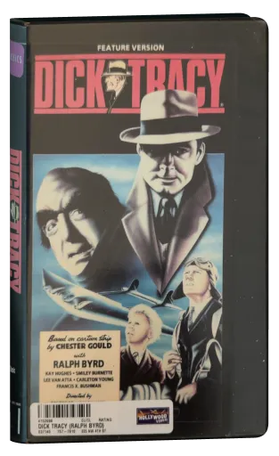 Dick Tracy VHS cover