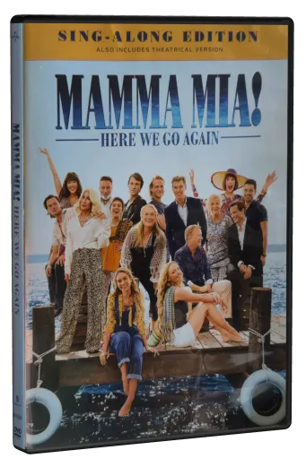 Mamma Mia! Here We Go Again DVD, Universal Studios Home Video