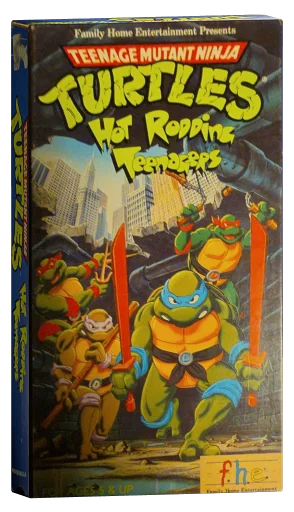 Teenage Mutant Ninja Turtles VHS, Family Home Entertainment