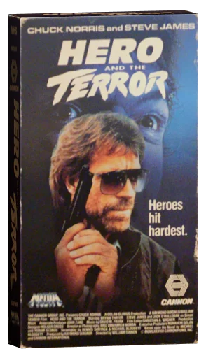 Hero and the Terror VHS, Video Treasures