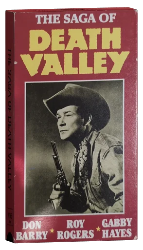 The Saga of Death Valley VHS cover