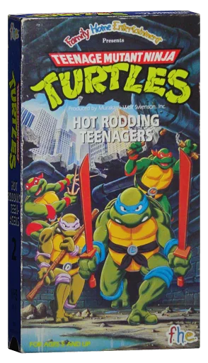 Teenage Mutant Ninja Turtles VHS, Family Home Entertainment