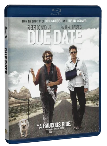 Due Date Blu-ray, Warner Bros. Home Video