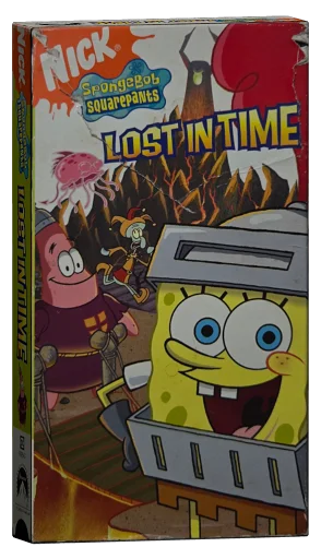 SpongeBob SquarePants: Lost in Time VHS cover