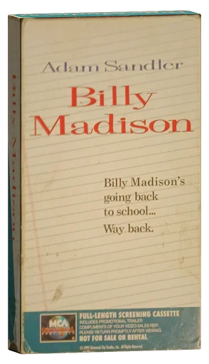 Billy Madison VHS, MCA Universal Home Video