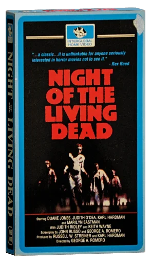 Night of the Living Dead VHS, InterGlobal Home Video