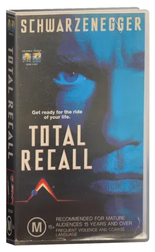 Total Recall VHS, Columbia TriStar Home Video