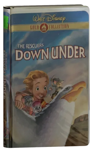 The Rescuers VHS, Burn’s Vista Home Video