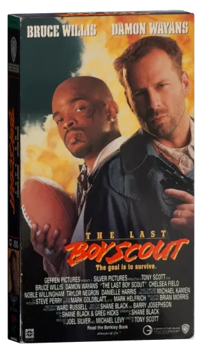 The Last Boy Scout VHS, Warner Home Video