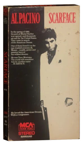 Scarface VHS, MCA Home Video