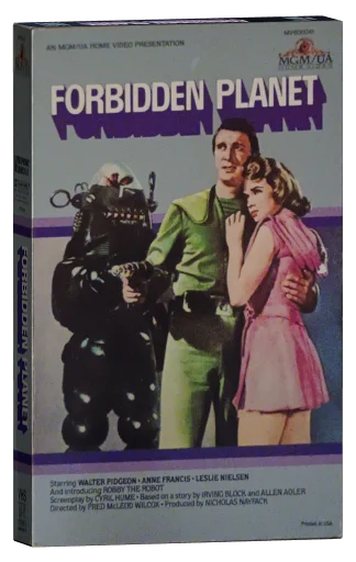 Forbidden Planet VHS, MGM/UA Home Video