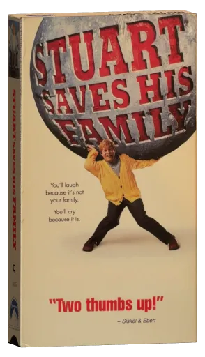 Stuart Saves His Family VHS cover