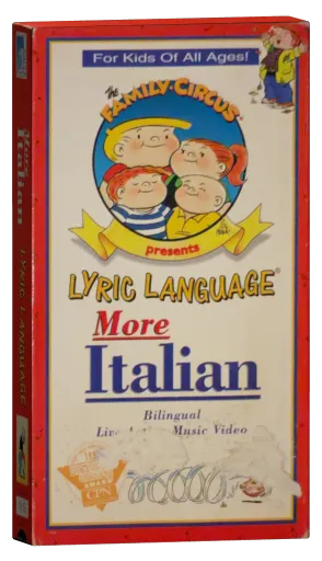 Lyric Language More Italian VHS cover