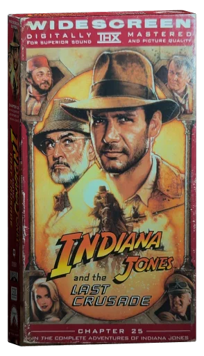 Indiana Jones and the Last Crusade VHS, Paramount
