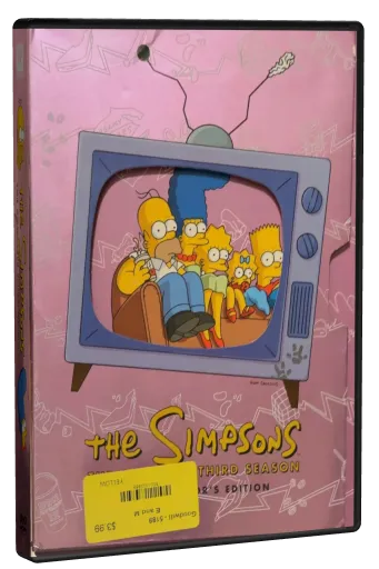 The Simpsons: The Complete Third Season DVD cover