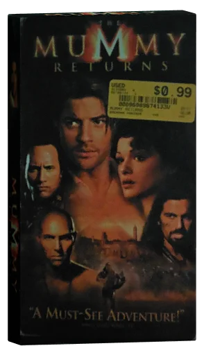 The Mummy Returns VHS, Universal