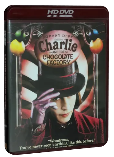 Charlie and the Chocolate Factory HD-DVD cover