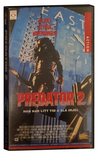 Predator 2 VHS, SF Norge AS
