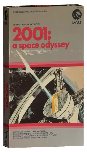 2001: A Space Odyssey VHS, MGM/CBS Home Video