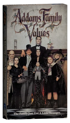 Addams Family Values VHS, Paramount Home Video