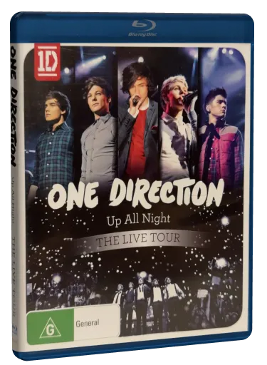 One Direction: Up All Night - The Live Tour Blu-ray cover