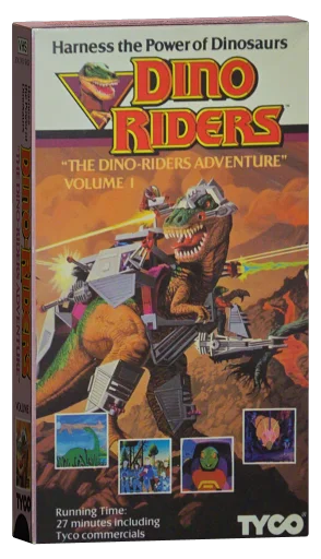 Dino-Riders VHS cover