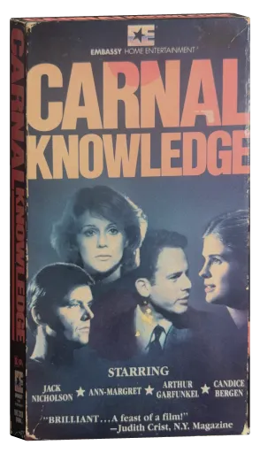 Carnal Knowledge VHS, Embassy Home Entertainment