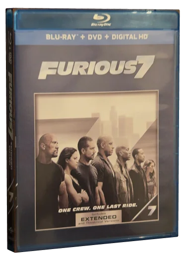Furious 7 Blu-ray cover