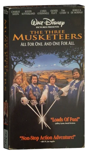 The Three Musketeers VHS, Walt Disney Pictures