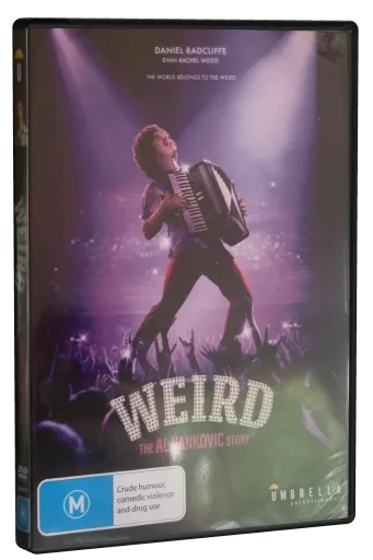 Weird: The Al Yankovic Story DVD cover
