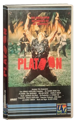 Platoon VHS, Columbia TriStar Home Video