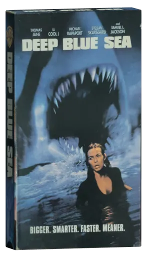 Deep Blue Sea VHS, Warner Home Video