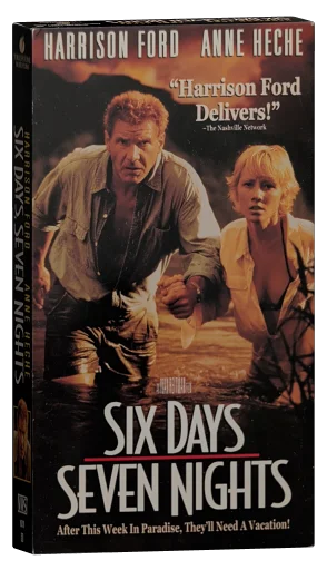 Six Days Seven Nights VHS, Touchstone Home Video