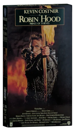Robin Hood: Prince of Thieves VHS, Warner Home Video