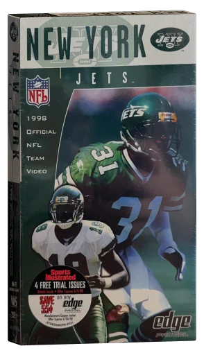 New York Jets 1998 Official NFL Team Video VHS cover