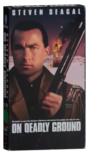 On Deadly Ground VHS, Warner Home Video