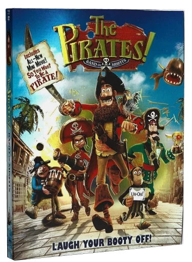 The Pirates! In an Adventure with Scientists! Blu-ray cover