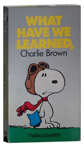 What Have We Learned, Charlie Brown? VHS cover