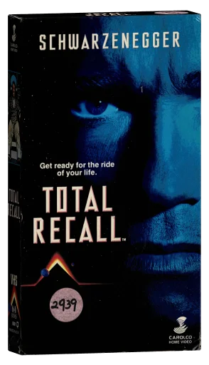 Total Recall VHS, Carolco Home Video