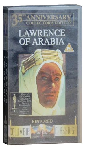 Lawrence of Arabia VHS, Columbia TriStar Home Video